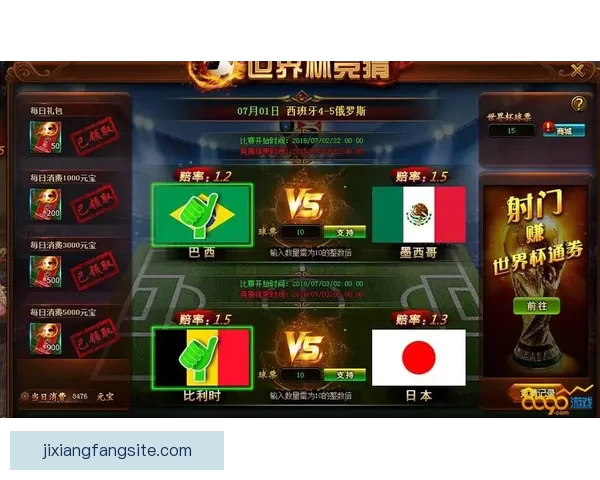 世界杯竞猜胜负平台全新玩法解析与热门赛事预测指南